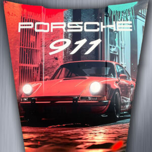 SKYYLOFT - Motorhaube Porsche 911 - We Love Porsche RED