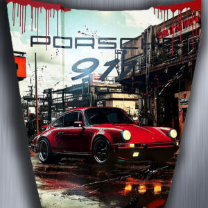 SKYYLOFT - Motorhaube Porsche 911 - RED INDUSTRY