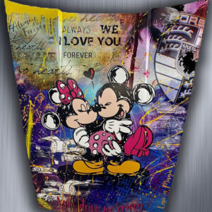 SKYYLOFT - Motorhaube Porsche 911 - YOU DRIVE ME CRAZY - Mickey & Minnie