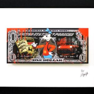 SKYYLOFT Bilder - PORSCHE GOOFY Dollar - Bilderrahmen mit Museumsglas