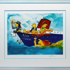 Udo Lindenberg - ROCKLINER - Original Grafik - handsigniert
