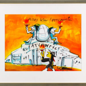 Udo Lindenberg Bilder - Alles Klar - ATLANTIC - UNIKAT - handsigniert