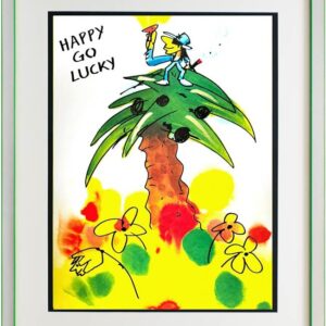 Udo Lindenberg Bilder  - HAPPY GO LUCKY - Original Grafik handsigniert