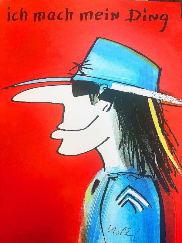 Udo Lindenberg Bilder - ICH MACH MEIN DING - Edition 2024 - Original Grafik han...