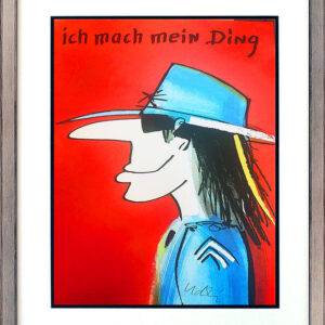 Udo Lindenberg Bilder - ICH MACH MEIN DING - Edition 2024 - Original Grafik han...