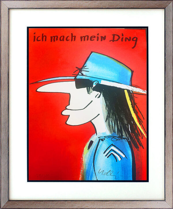 Udo Lindenberg Bilder - ICH MACH MEIN DING - Edition 2024 - Original Grafik han...