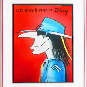 Udo Lindenberg Bilder - ICH MACH MEIN DING - Edition 2024 - Original Grafik han...