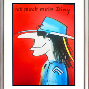 Udo Lindenberg Bilder - ICH MACH MEIN DING - Edition 2024 - Original Grafik han...