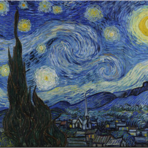Vincent van Gogh - Sternennacht über der Rhone-30 x 40 cm