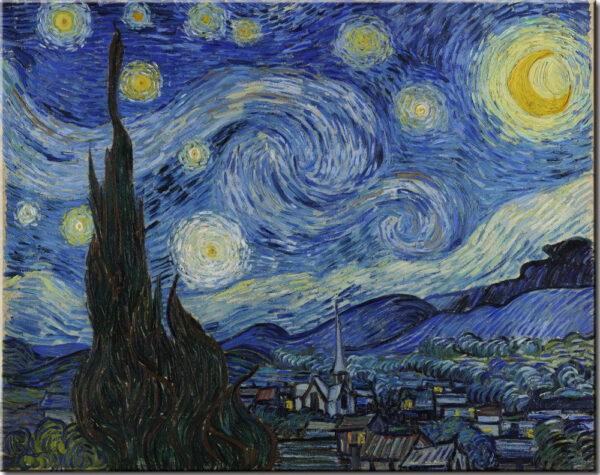 Vincent van Gogh - Sternennacht über der Rhone-30 x 40 cm
