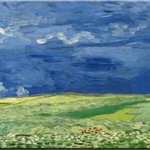 Vincent van Gogh - Weizenfeld unter Gewitterwolken