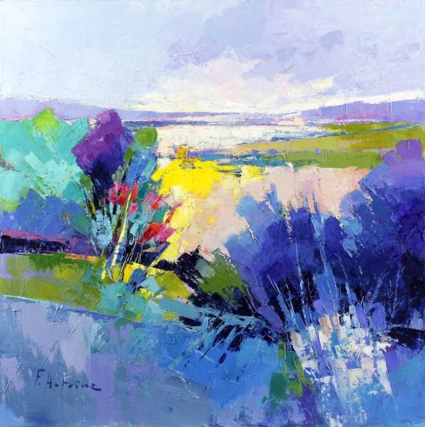 Anoine F. - Landscape I  - original Gemälde auf Leinwand - Unikat