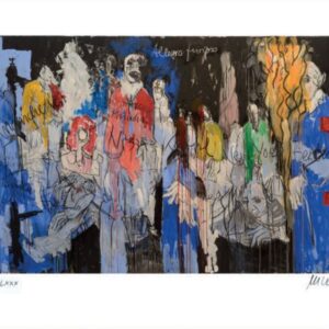 Armin Mueller-Stahl - ALLEGRO FURIOSO - Original Pigmentgrafik - limitiert und h...