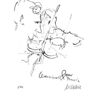 Armin Mueller-Stahl - Classical and new music Original Lithographie - limitiert ...