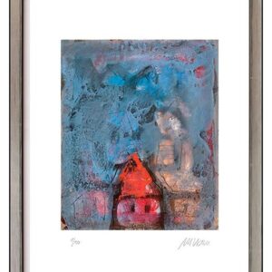 Armin Mueller-Stahl - Das rote Haus - Original Pigmentdruck - limitiert und hand...