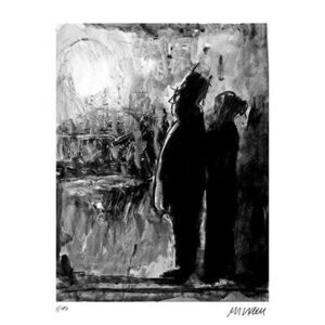 Armin Mueller-Stahl - IM MONDLICHT - Original Pigmentgrafik - limitiert und hand...