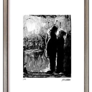 Armin Mueller-Stahl - IM MONDLICHT - Original Pigmentgrafik - limitiert und hand...