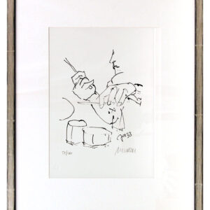 Armin Mueller-Stahl - Jazz - Schlagzeuger Original Lithographie - limitiert und ...