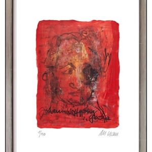 Armin Mueller-Stahl - Johann Wolfgang von Goethe - Original Lithografie - limiti...