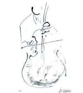 Armin Mueller-Stahl - PLAY BACH - Original Lithografie - limitiert und handsigni...