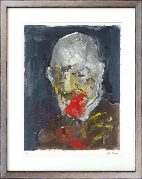 Armin Mueller-Stahl - Sigmund Freud - Original Lithografie - limitiert und hands...