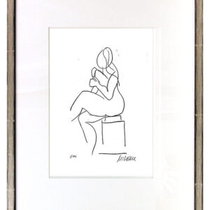 Armin Mueller-Stahl - Sitzende Original Lithographie - limitiert und handsignier...