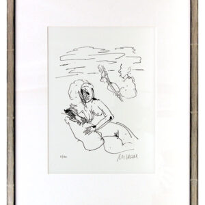 Armin Mueller-Stahl - Strandsonate Original Lithographie - limitiert und handsig...