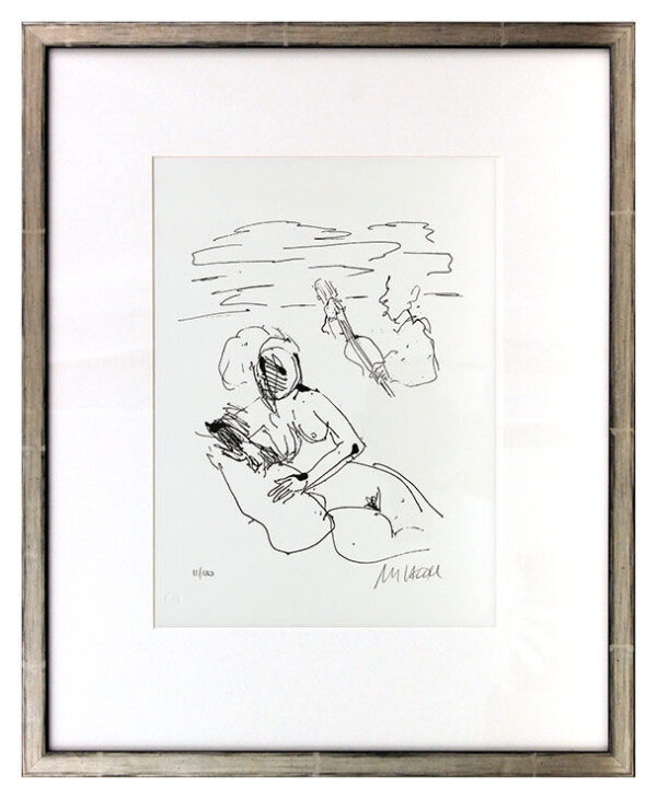 Armin Mueller-Stahl - Strandsonate Original Lithographie - limitiert und handsig...