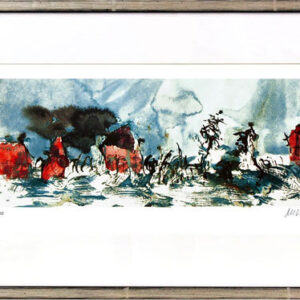 Armin Mueller-Stahl - Winterliche Landschaft - Original Radierung - limitiert un...