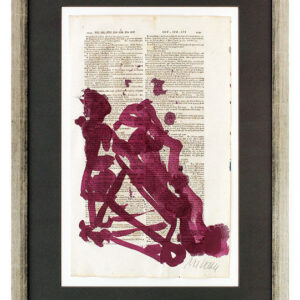 Armin Mueller-Stahl - WORT UND BILD - IN DER MANEGE - original gemalt - HANDSIGN...