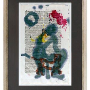 Armin Mueller-Stahl - WORT UND BILD - KLEINER FREUND - original gemalt - HANDSIG...