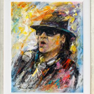 Christian Henze Bilder - UDO LINDENBERG - ROCKSTAR - original Gemälde auf Holz