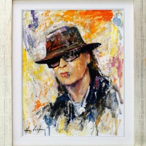 Christian Henze Bilder - UDO LINDENBERG - ZIGARRENPAUSE III - original Gemälde a...