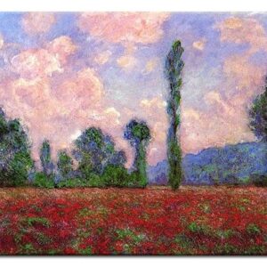 Claude Monet Bilder - Landschaft von Vernon-90 x 150 cm