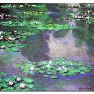 Claude Monet Bilder - Seerosen - Wasserlandschaft-50 x 60 cm
