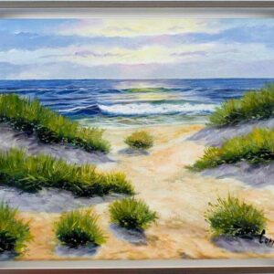 JOAN PUERTO CORNELLA - WELLENGESANG - Originalgemälde