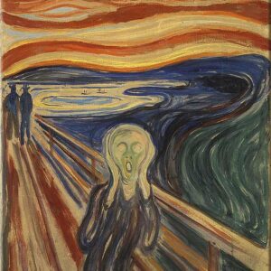 Edvard Munch Bilder - DER SCHREI - Hochwertiges Leinwandbild
