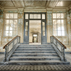 Grischka Georgiev Bilder - Lost Places Stairs  - Leinwandbild