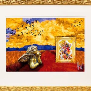 Harald Glööckler - Angels Dream - original Pigmentgrafik
