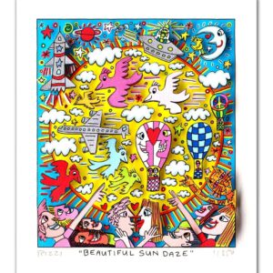 James Rizzi - BEAUTIFUL SUN DAZE - Original 3D Bild drucksigniert - ohne Rahmen ...
