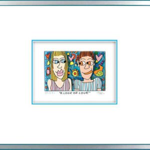 James Rizzi - A Look of Love - Original 3D Bild drucksigniert