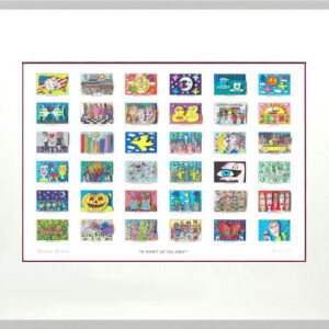 James Rizzi - A PART OF MY ART - Original 3D Bild drucksigniert