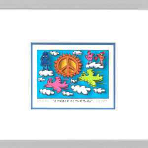 James Rizzi Bilder - A Peace of the Sun - original 3D-Bildobjekt