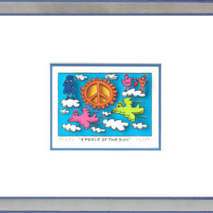 James Rizzi Bilder - A Peace of the Sun - original 3D-Bildobjekt