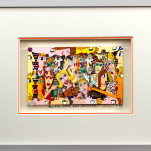 James Rizzi Bilder - ALL THE SAME BUT DIFFERENT - HANDSIGNIERT