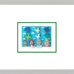 James Rizzi Bilder - BIRDS IN THE SKY - limitiert