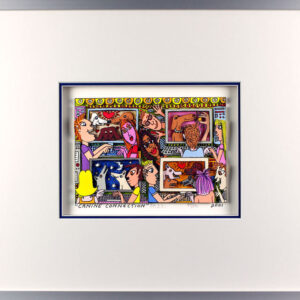 James Rizzi Bilder - CANINE CONNECTION - HANDSIGNIERT