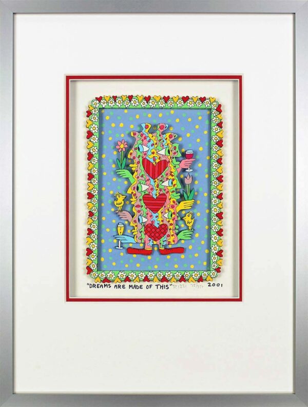 James Rizzi Bilder - DREAMS ARE MADE OF THIS - HANDSIGNIERT