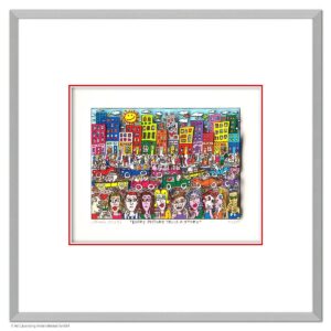 James Rizzi - EVERY PICTURE TELLS A STORY - Original 3D Bild drucksigniert