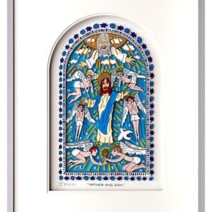 James Rizzi - Father and Son - Original 3D Bild drucksigniert